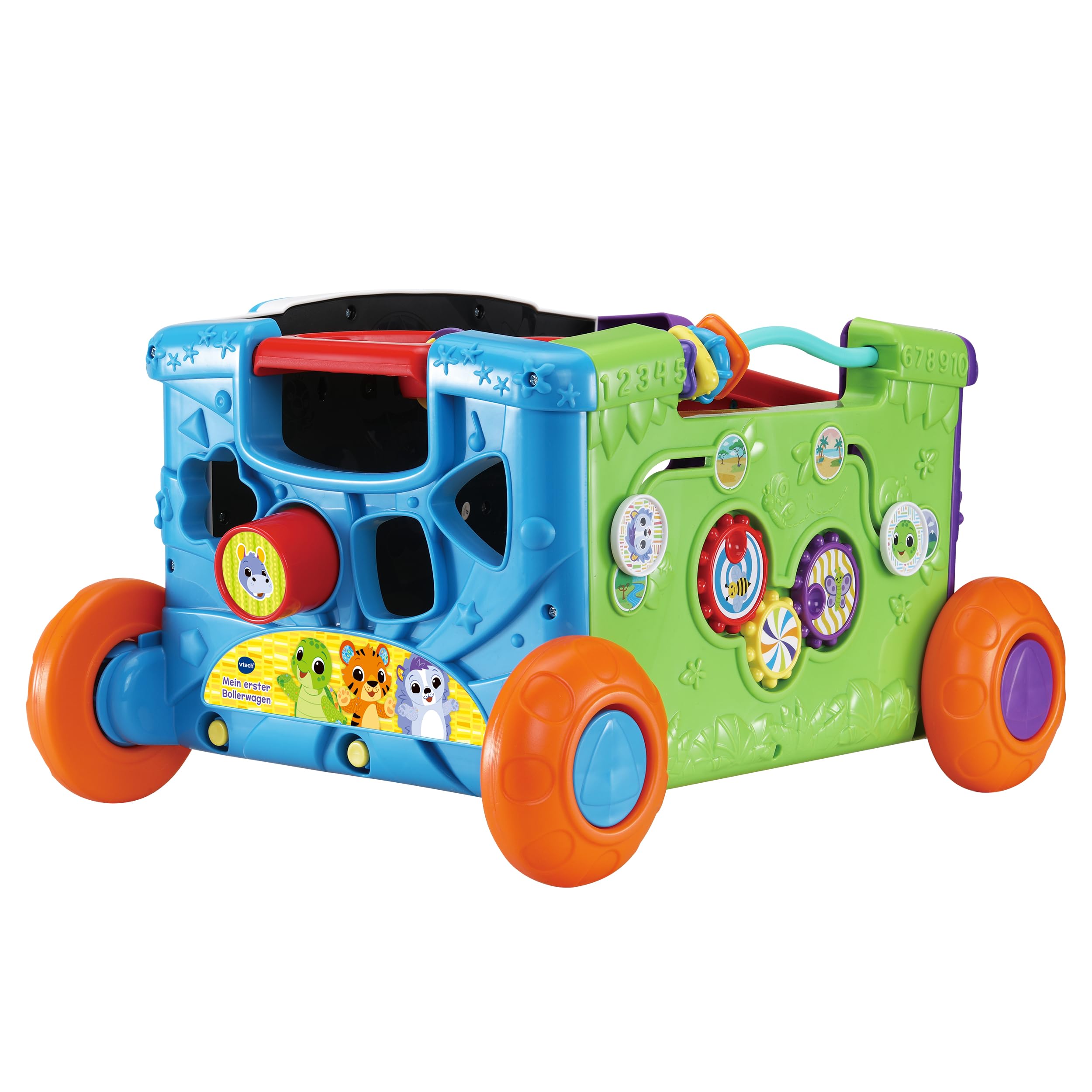 VTech Baby Mein erster Bollerwagen – Schieb- und Ziehwagen mit Musik