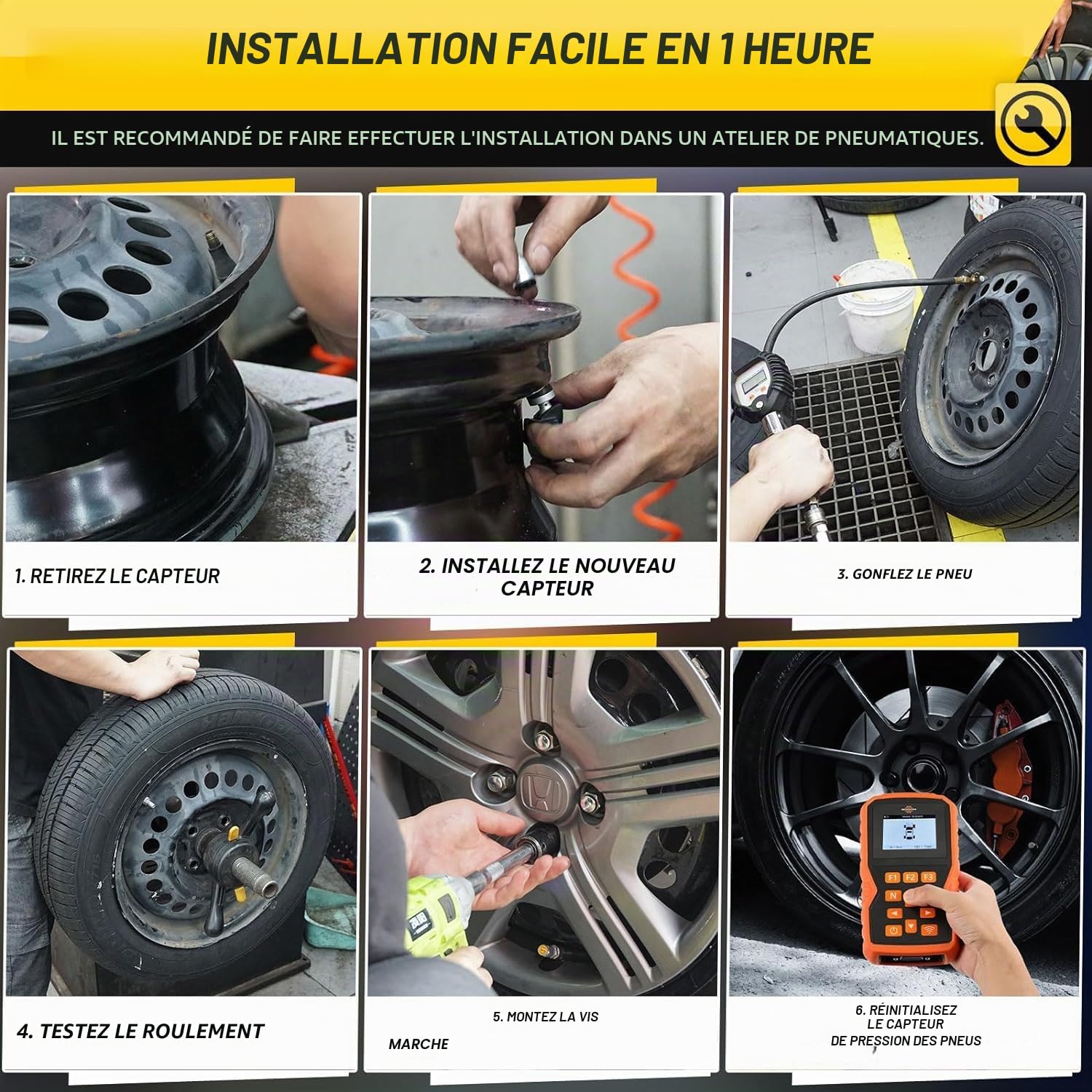 Lot de 4 capteurs de pression des pneus TPMS RDKS 433 MHz pour Opel Antara Corsa Insignia Meriva Mokka Zafira Capteur TPMS 13506028 13594222