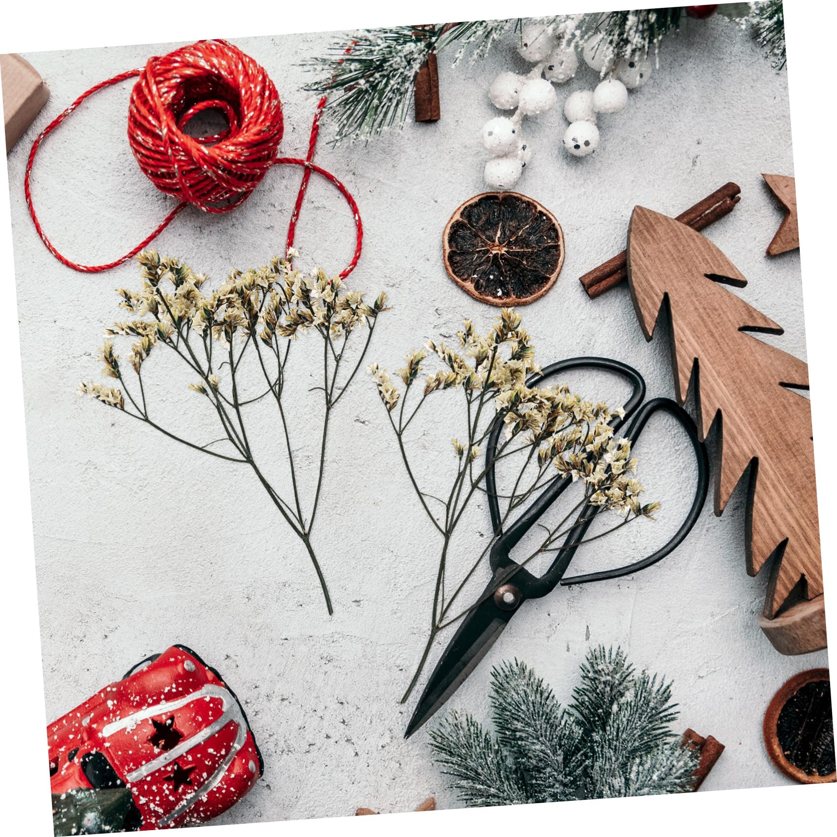 Abaodam 5ensembles Fleurs Séchées Naturelles pour Kit De Matériaux Artisanaux Aromatiques pour Bougies Et Décorations Maison Parfait pour Saint-Valentin Et Bricolage