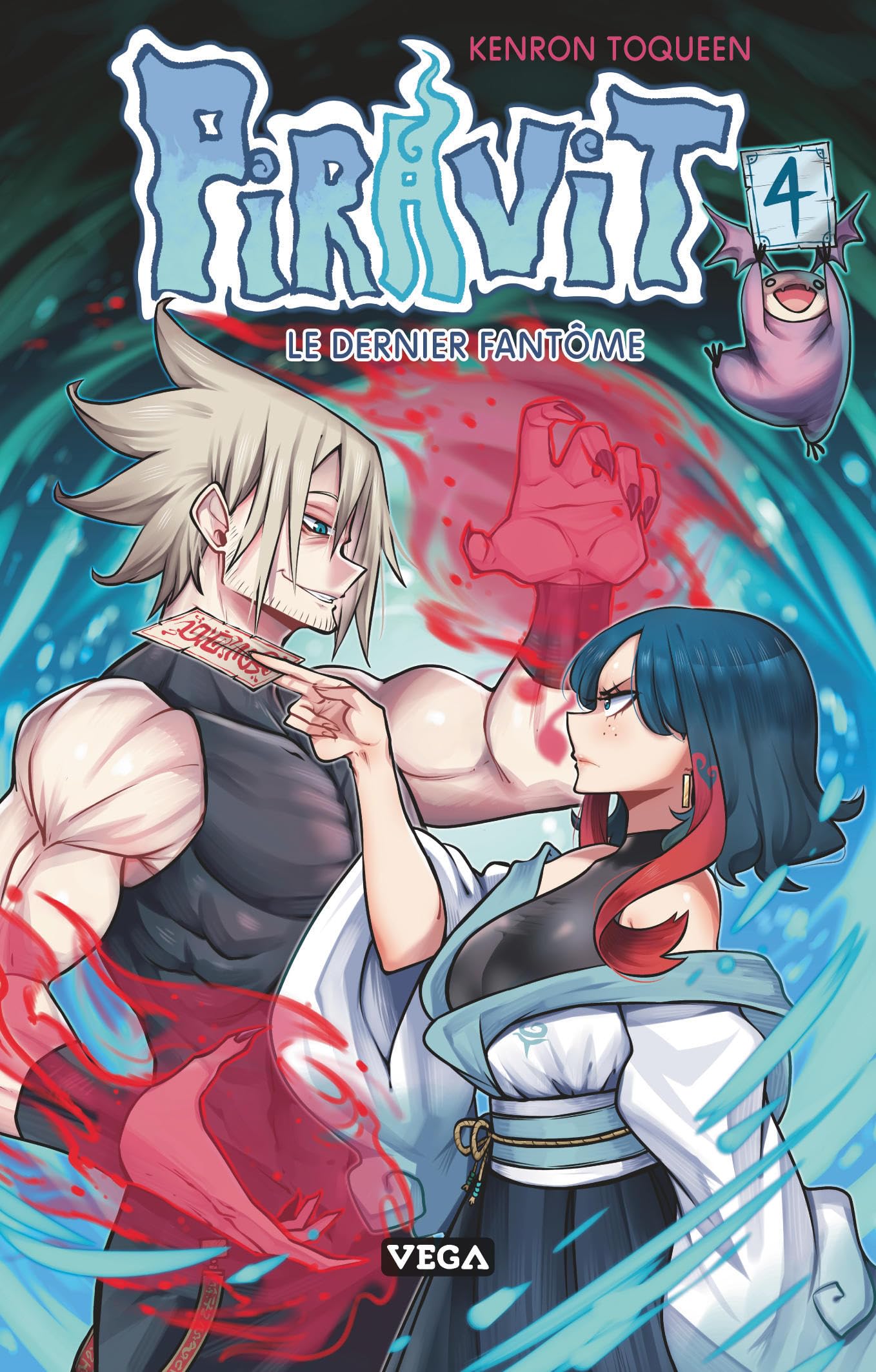 Piravit - Le dernier fantôme - Tome 4 - Kenron Toqueen - Vega Dupuis - broché - Manga