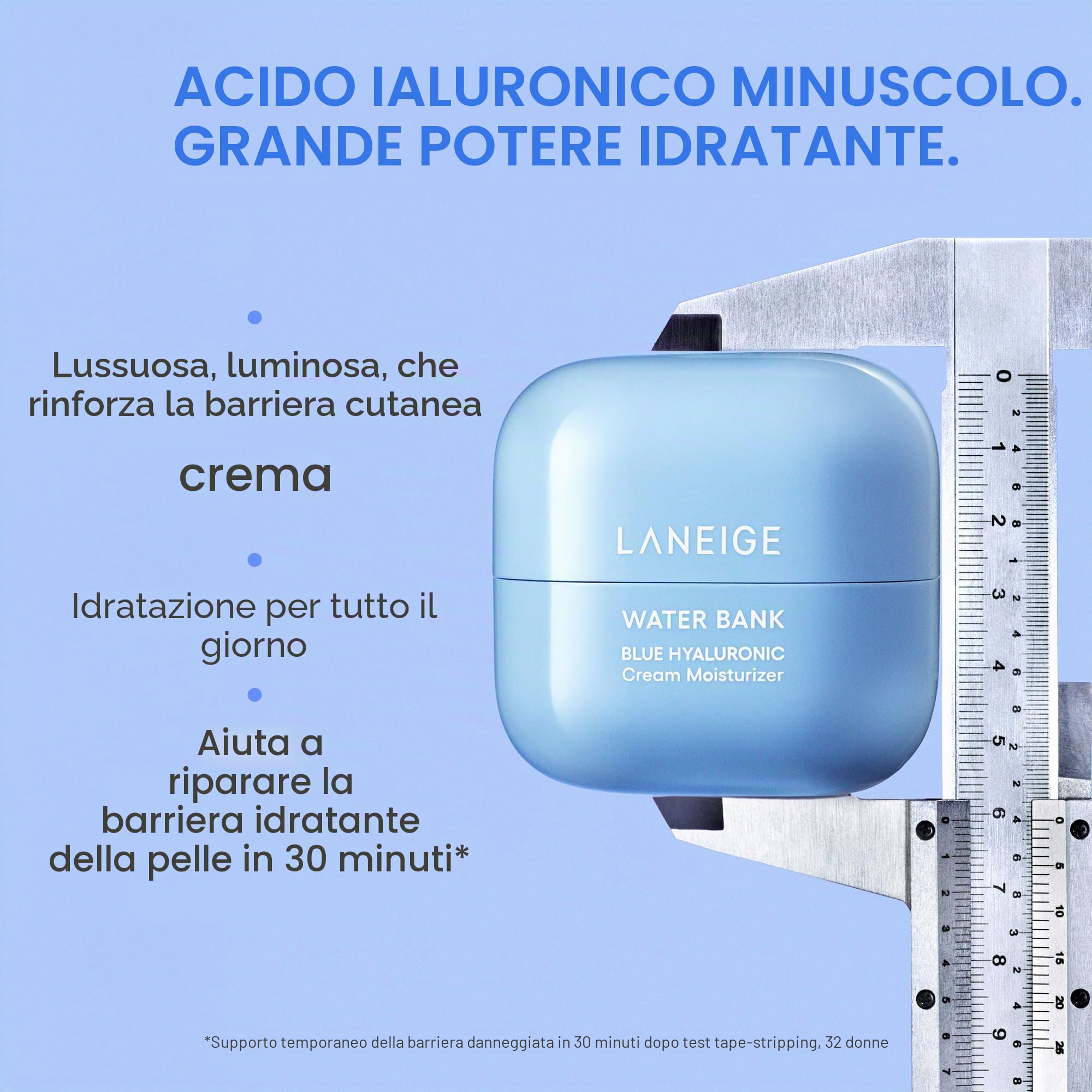 LANEIGE Water Bank Blue Hyaluronic Cream Moisturizer (Crema Idratante)