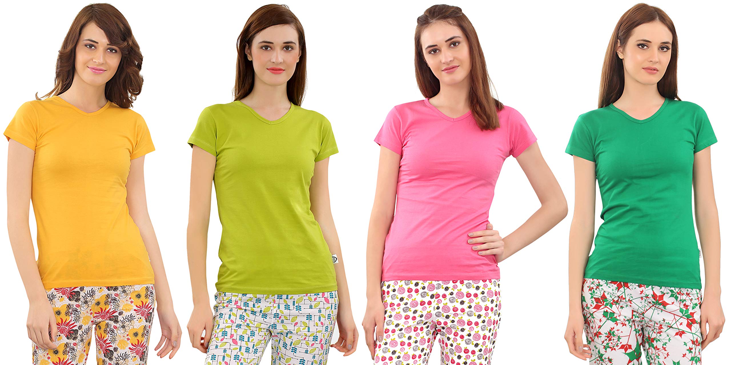 zebu Women's Plain top (Pack of 4)-picture-51