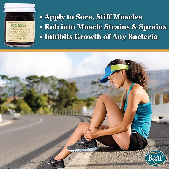IODEX Baar Methyl Salicylate Rub | External use, topical application, smooth texture, traditional formula