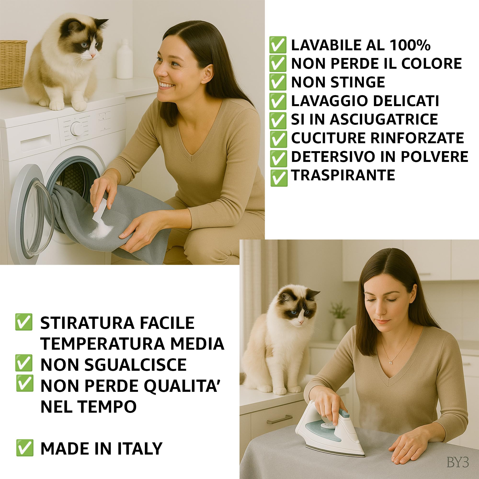 Byour3 - Copridivano 3 4 2 Posti Cotone Misto DOPPIO Telo Granfoulard Lavabile Teli Arredo Multiuso Universale Salvadivano Coperta Protezione Divani con o senza penisola (Grigio Piombo, 3 posti)