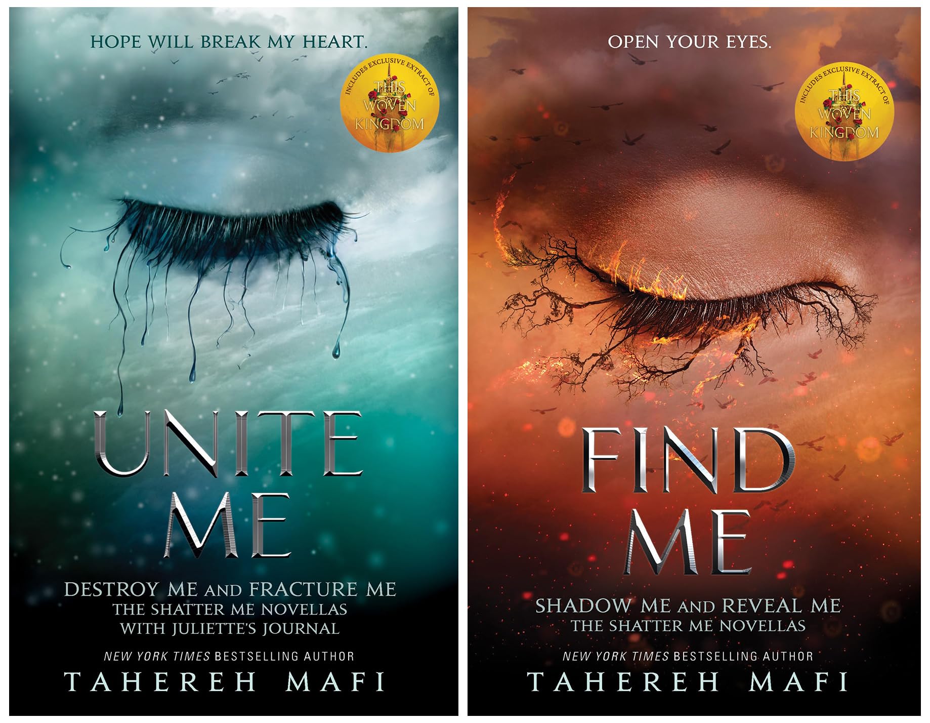 Find Me: TikTok Made Me Buy It! The most addictive YA fantasy series of the year (Shatter Me) & Unite Me: TikTok Made Me Buy It! The most addictive YA fantasy series of the year (Shatter Me)
