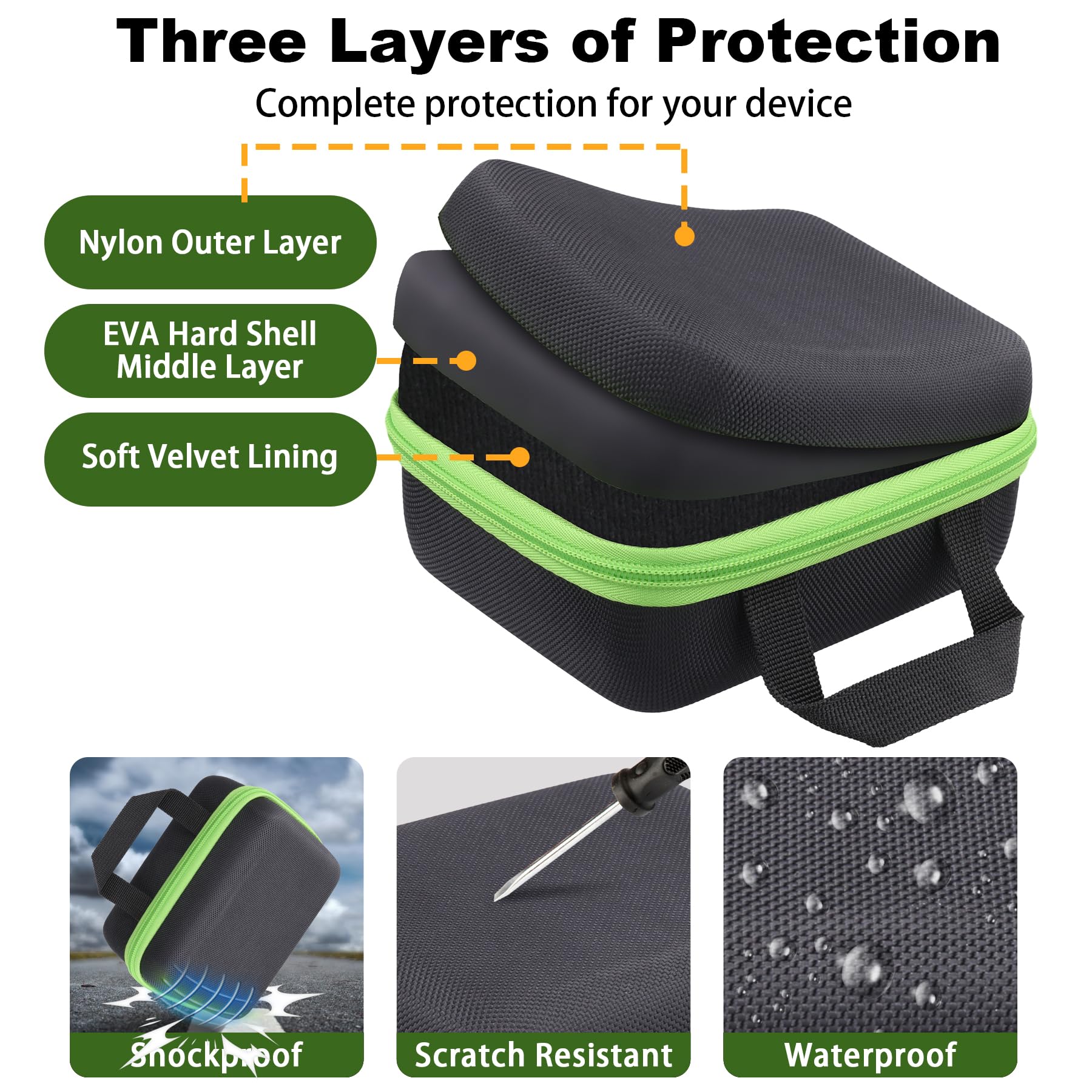 co2CREA Dur Étui de Voyage Rigide Housse Cas Coque pour Leapfrog LeapMove Active Learning Système de Jeu vidéo(boîte Seule,Case Only)