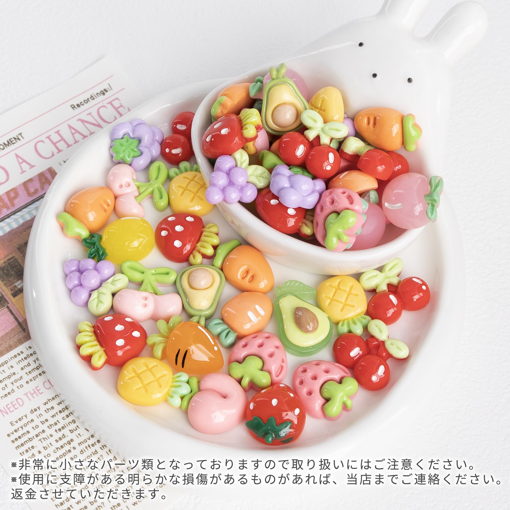 Amazon.co.jp: MOELIFE デコパーツ 樹脂 セット 【自由にDIY可能・様々
