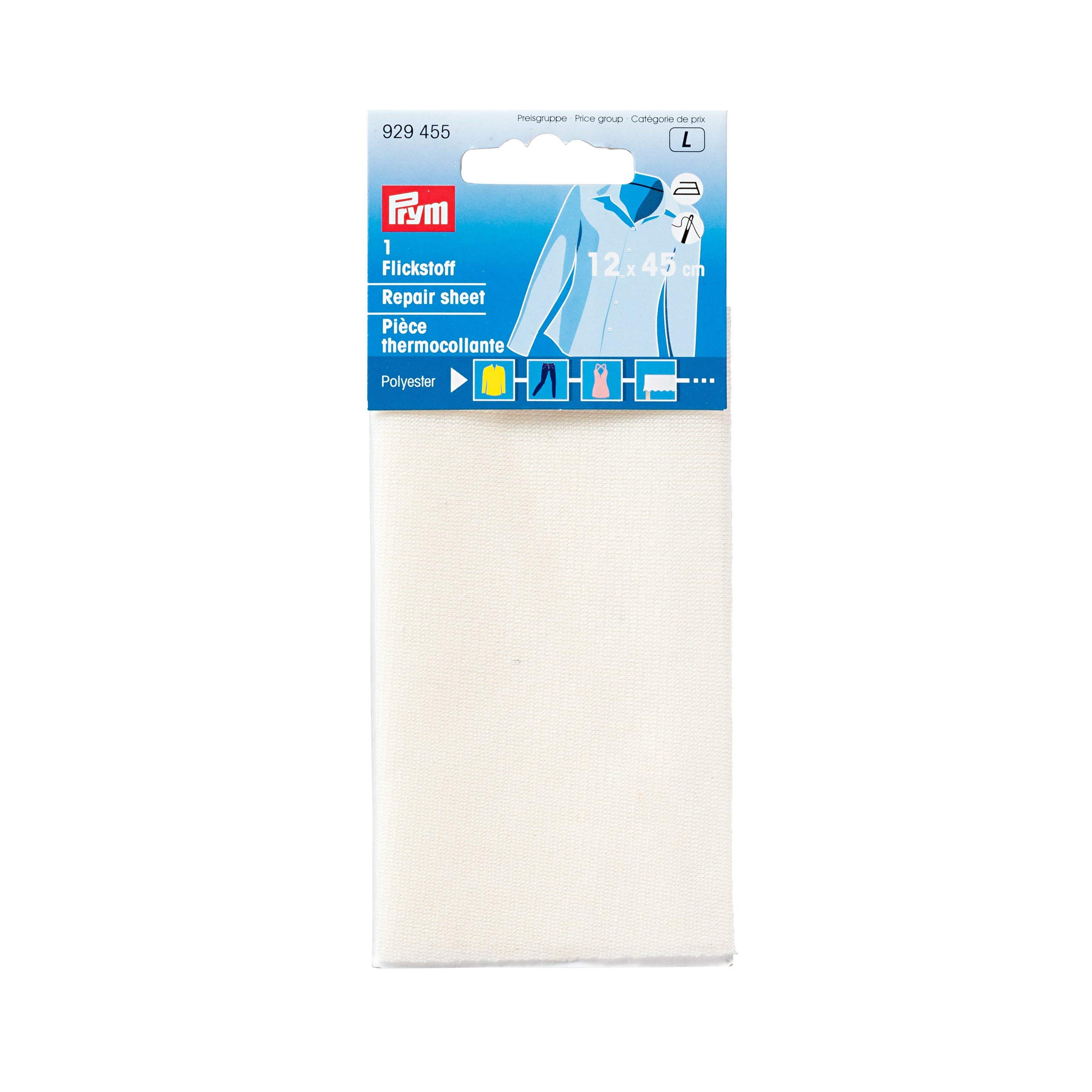 Prym Repair Sheet Iron-on, 12 x 45cm, Ecru, 45cm, PRYM_929455-1