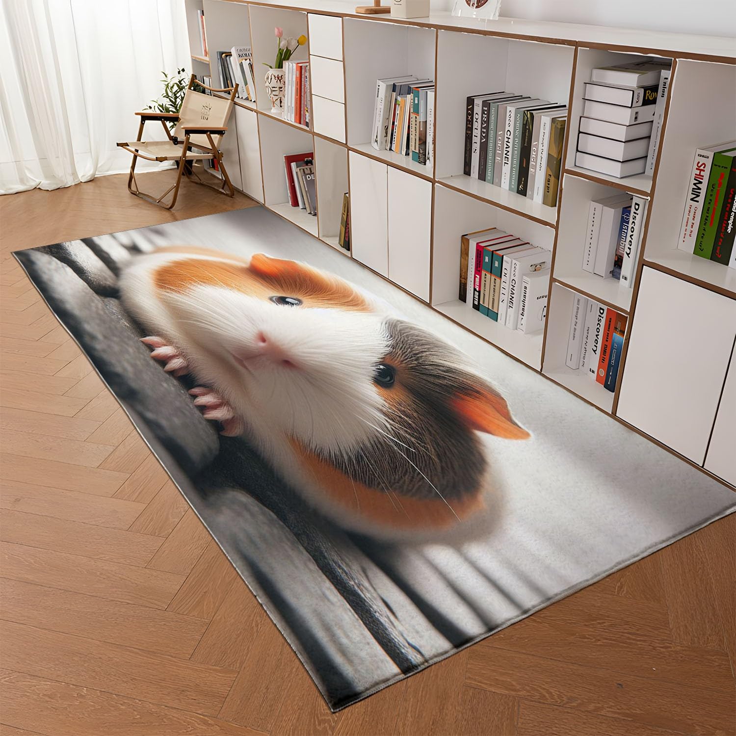 Tappeto a pelo lungo per soggiorno, lavabile in lavatrice, morbido e non perde pelo, per camera da letto, ufficio e cucina, facile da pulire (140 x 200 cm)