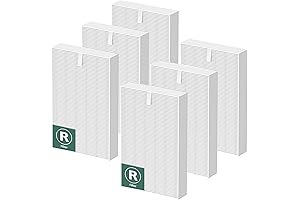 True HEPA Filter R for Honeywell Air Purifier with 6-Pack