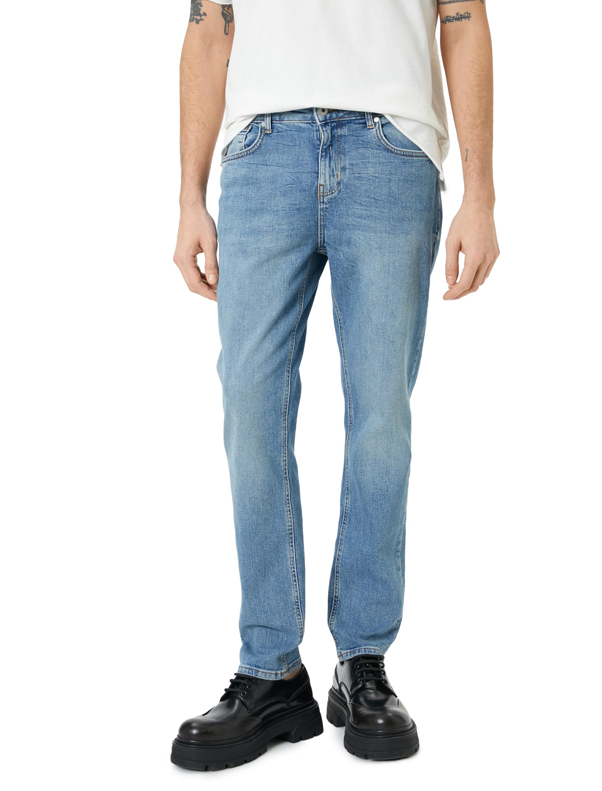 Slim Fit Kot Pantolon - Brad Jean