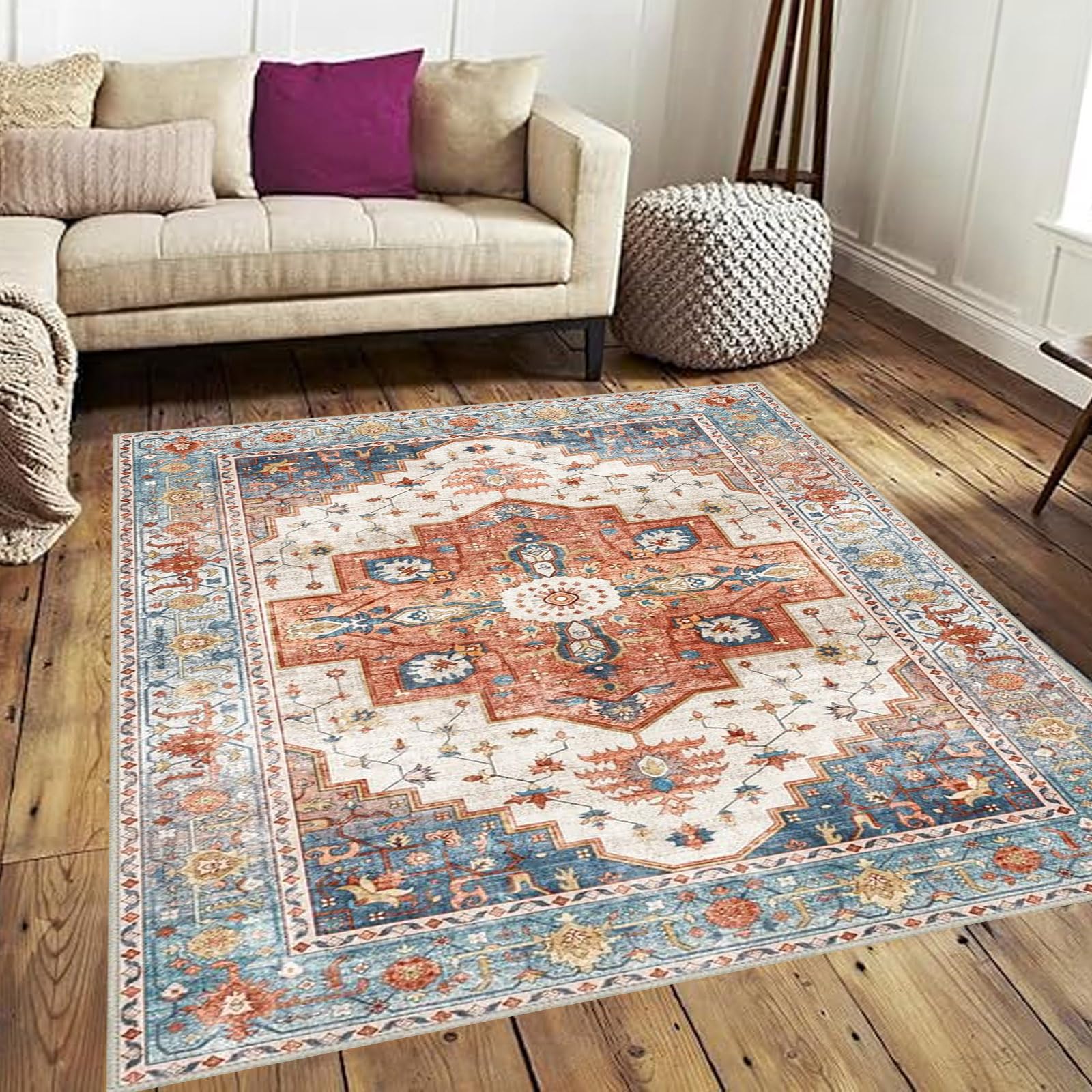Tapis de sol multicolore ravivez les souvenirs de votre salon