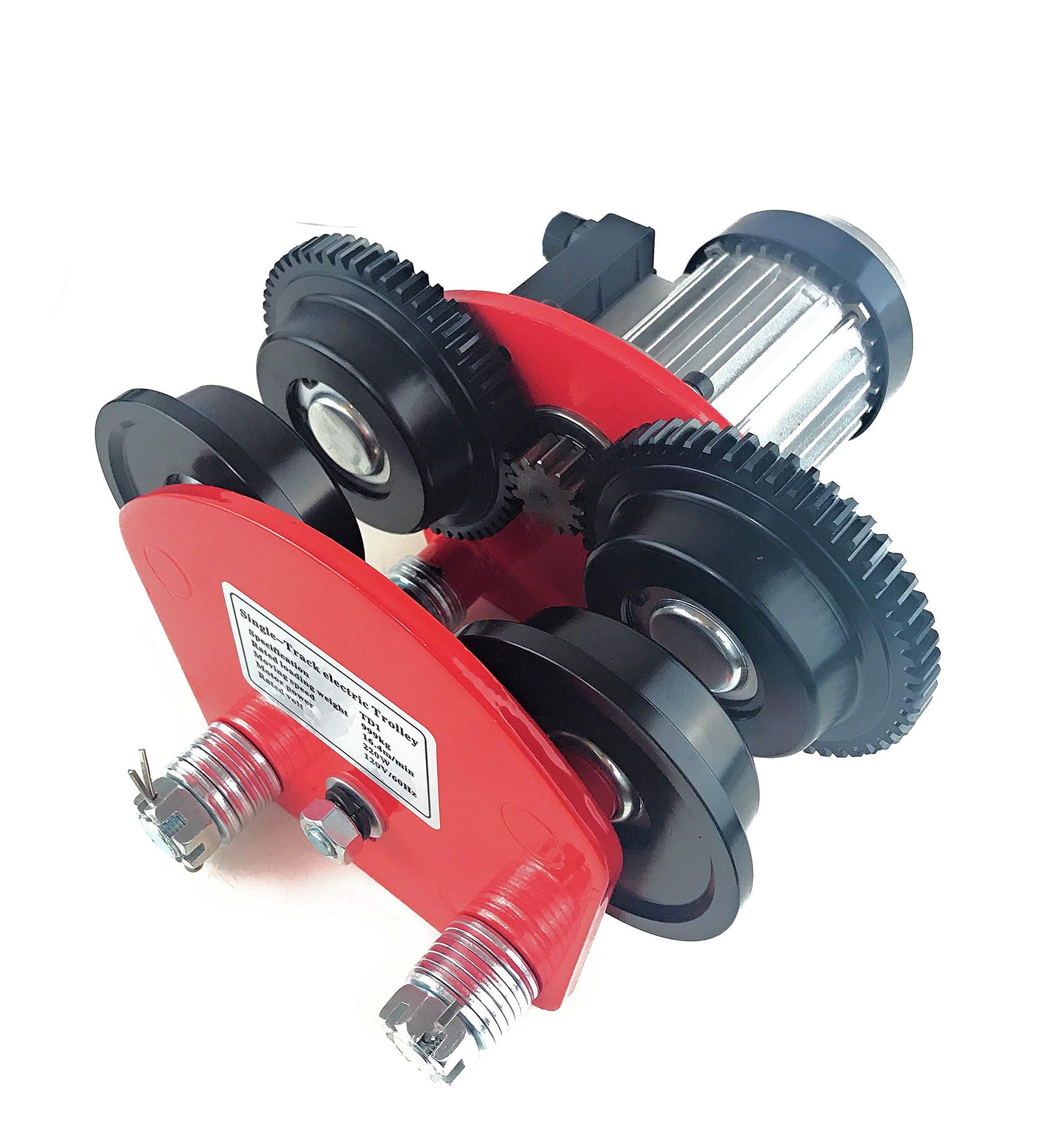 Buy Five Oceans Electric Hoist Lift Trolley Up to 2200 LB (1 TON), IBeam Links, 6FT Remote