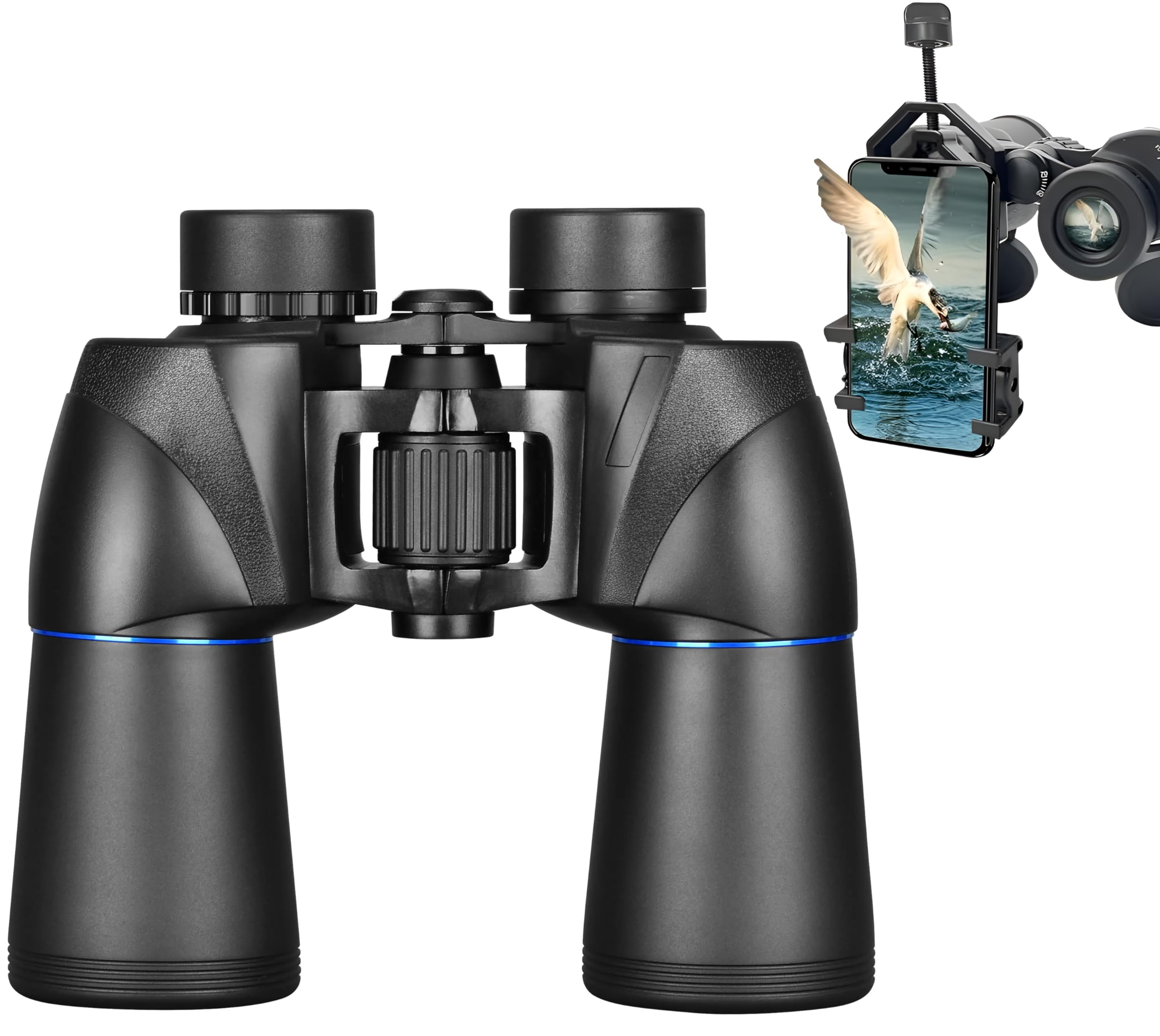 Binoculars for Long Distance, 10x50 Ultra HD Binoculars for Adults High Powered with Clear Vision BAK4 Prism FMC Lens Easy Focus Long Range Portable (6 Months Warranty)-image-34