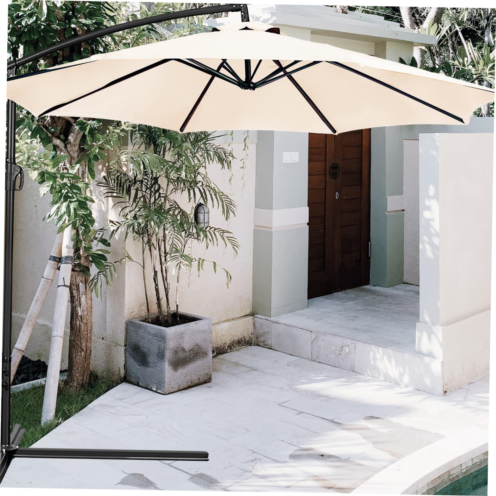Gogogmee Parasol Replacement Cloth Yard Umbrella Canopy Replacement for Patio Umbrella Canopy Replacement for Umbrella Patio Umbrella Replacement Umbrella Canopy Replacement Garden