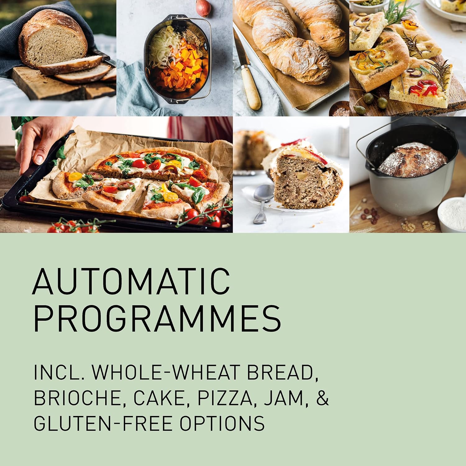 Panasonic SD-ZF2010KXF | Macchina per Pane Croccante, Programma Senza Glutine, Due Sensori di Temperatura, 18 Programmi, 2 Livelli di Pane, 700 W, Nero - Versione IT Panasonic SD-ZF2010KXF | Macchina per Pane Croccante, Programma Senza Glutine, Due Sensori di Temperatura, 18 Programmi, 2 Livelli di Pane, 700 W, Nero - Versione IT