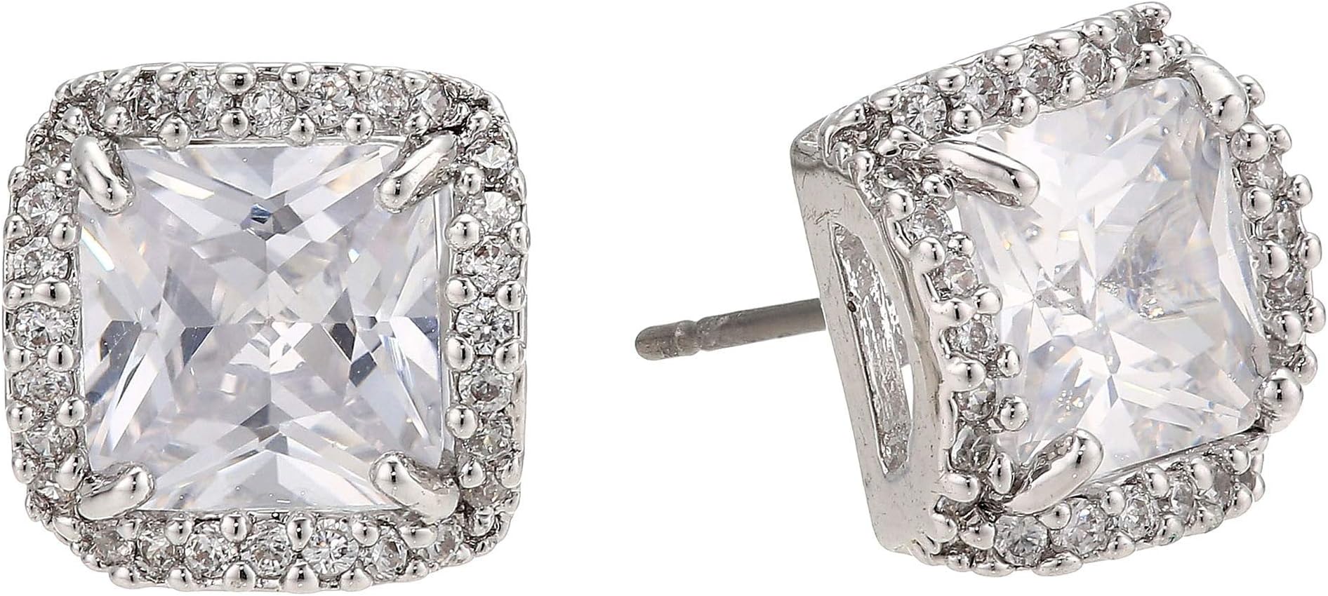 That Sparkle Princess Cut Large Studs Earrings