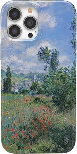 Casely Funda para iPhone 13 Pro Max Monet's View The Met Museum Funda clásica compatible con MagSafe Casely Funda para iPhone 13 Pro Max Monet's View The Met Museum Funda clásica compatible con MagSafe