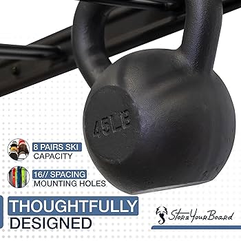 スキー muro Amazon.com: StoreYourBoard Ski Wall Storage Rack – Ski Rack