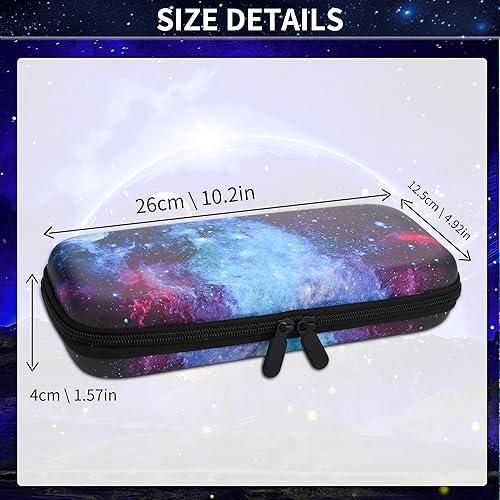 Miniatura 6 de Galaxy Carrying Case for Nintendo Switch, Portable Travel Cover Case with 10 Game Card Slots for Switch Console, Accessories with Protective Shell,