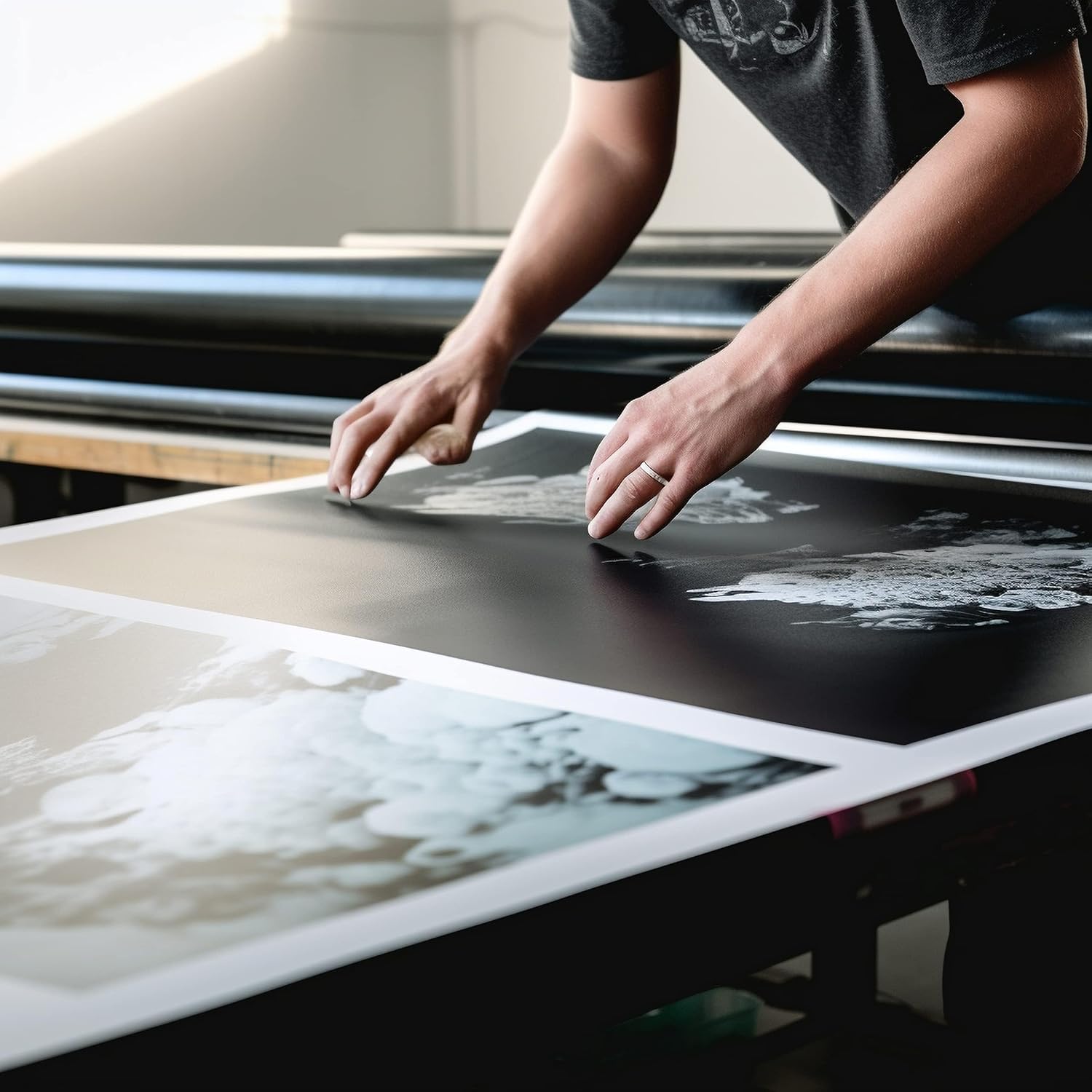 Size 44x100 Premium Polyester Canvas Roll, Quick Dry, Wide Format Inkjet Printer Compatible, Perfect for Fine Art, Photography, Giclée Printing, Archival Quality Prints. (44 x100' Glossy ECO-Solvent Polyester)