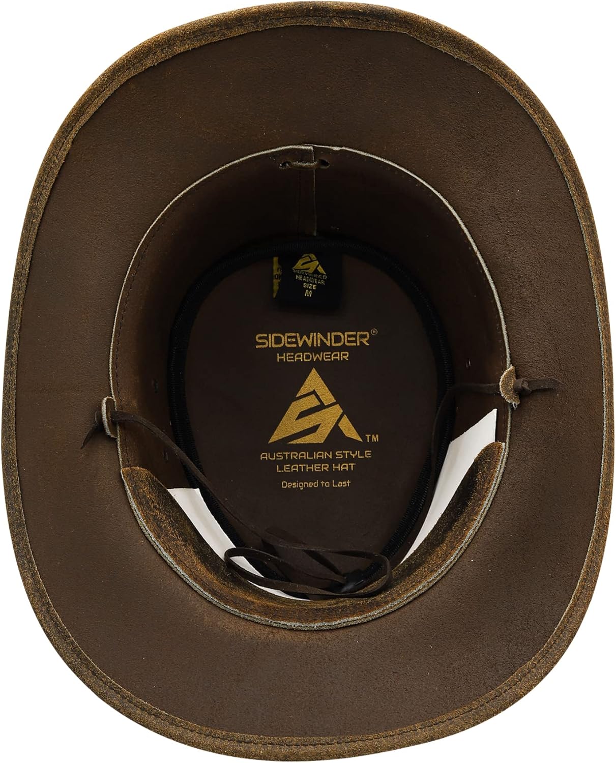 Australian Leather Cowboy Hat Bush Aussie Style Summer Western Outback Black and Brown Cowgirl Christmas Hat - Image 6