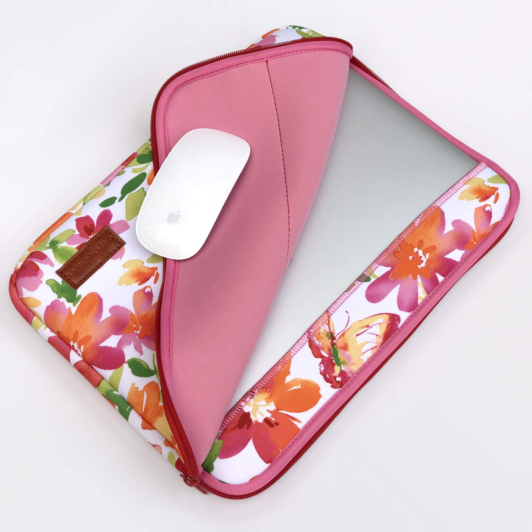 CAIT CHAPMAN HOME COLLECTION Spring Garden - Funda de neopreno para portátil