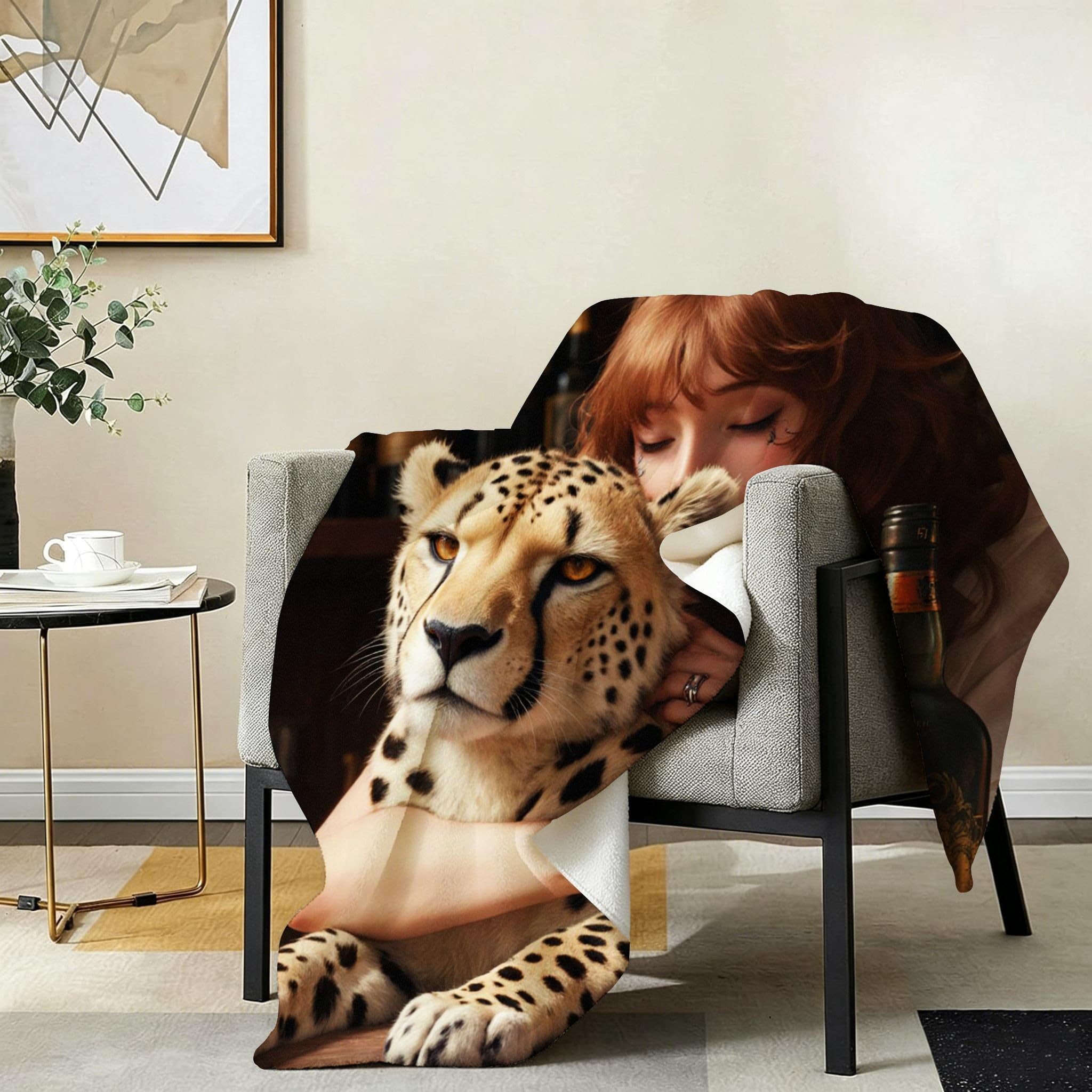 Coperta Matrimoniale 180x200 cm Via 3D Pile Flanella Motivo-A367