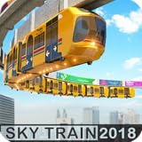 Elevated Train Driving Simulator 2024: Sky Tram Driver Games FREE - Mega City Metro Bullet Train Driver Simulator 3D | Real Tourist Transporter Subway Train Driving Adventure - New York Railway Games