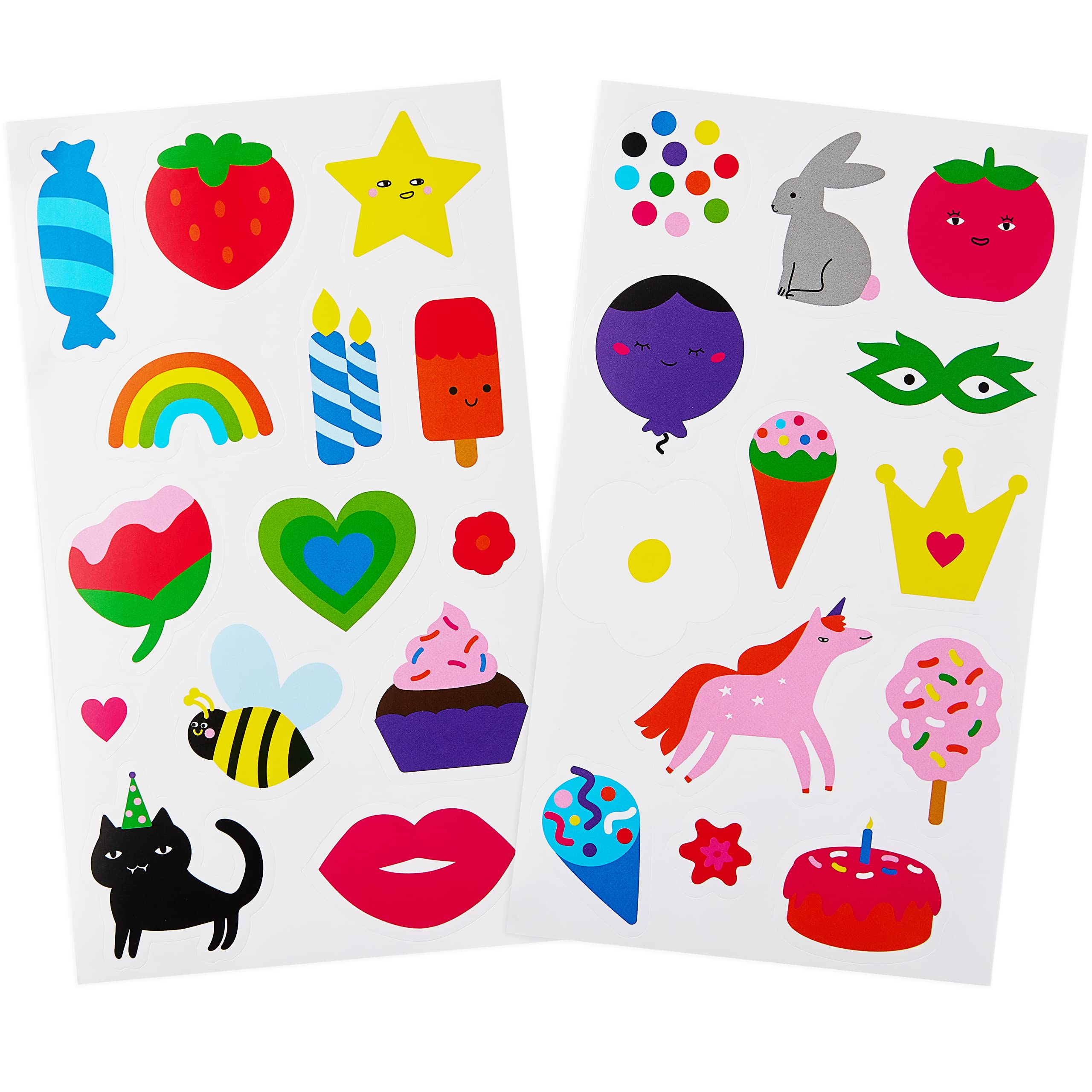 Sacs Cadeaux En Papier LIVAIA - 20 Pochettes Multicolores + 25 Autocollants - Pour Anniversaire, Mariage, DIY
