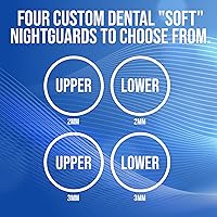 Vista 3 de Protectores nocturnos de impacto Custom Soft Night Guard 0.118 in -Lower
