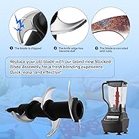 Vista 5 de Blender Blade Replacement for Ninja 72 oz Pitcher, Replacement Parts for Nutri Ninja 1100W 1200W 1500W BL610 CT610 BL640 BL642 BL680 BL770 BL910