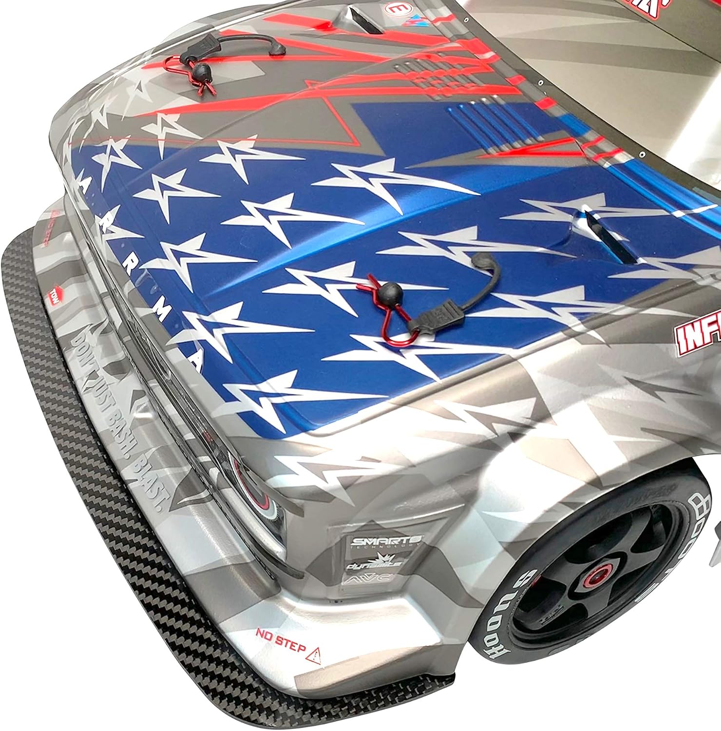 Carbon Fiber Aero Front Splitter for ARRMA Infraction