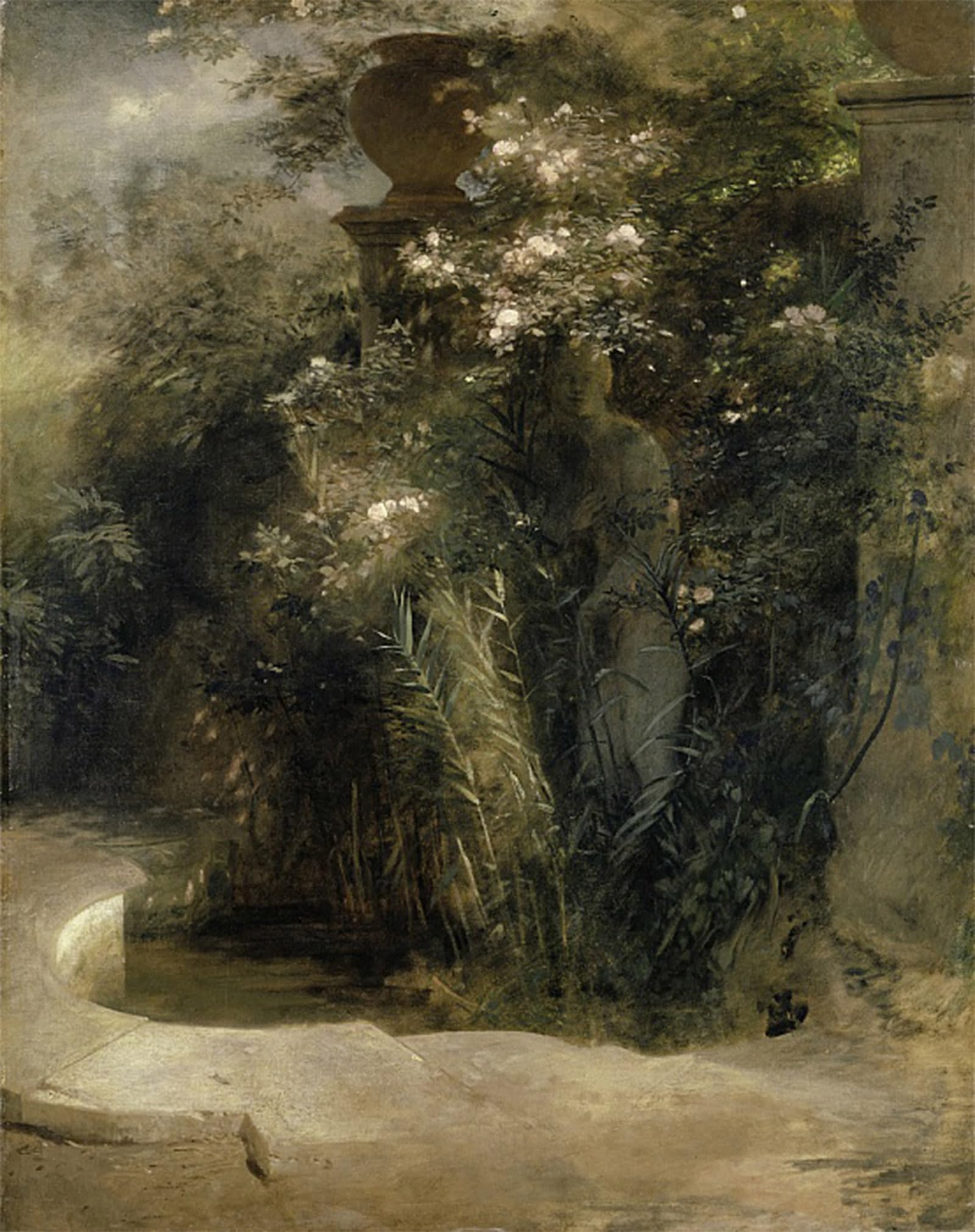 Verlorene Venere di Arnold Böcklin lienzo decorativo vertical para pared vertical 5
