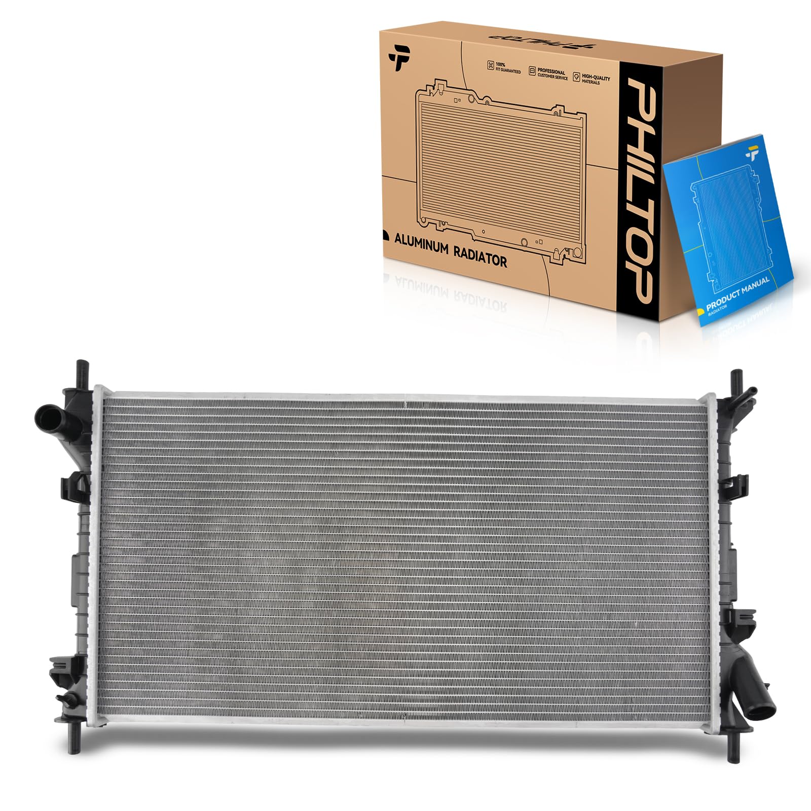 PHILTOP Radiator Compatible with 2010-2013 Transit Connect