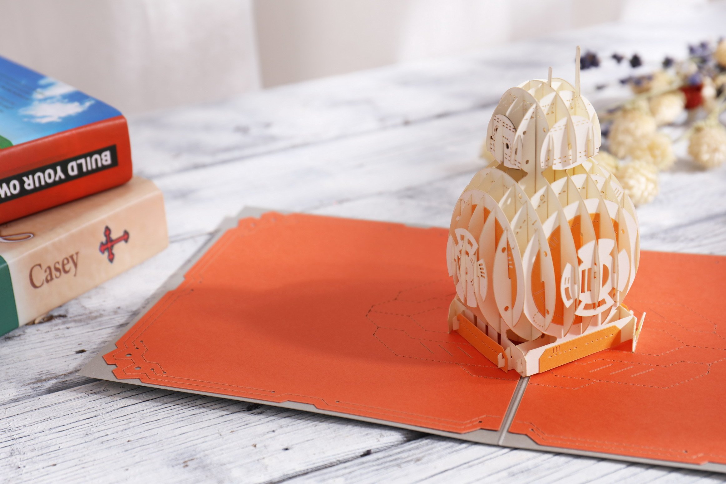Kartki urodzinowe Pop Up – urocza kartka rocznicowa 3D, kartka na Święto Dziękczynienia, kartka dla żony, kartka dla mamy kartka z podziękowaniami od AiT paper art