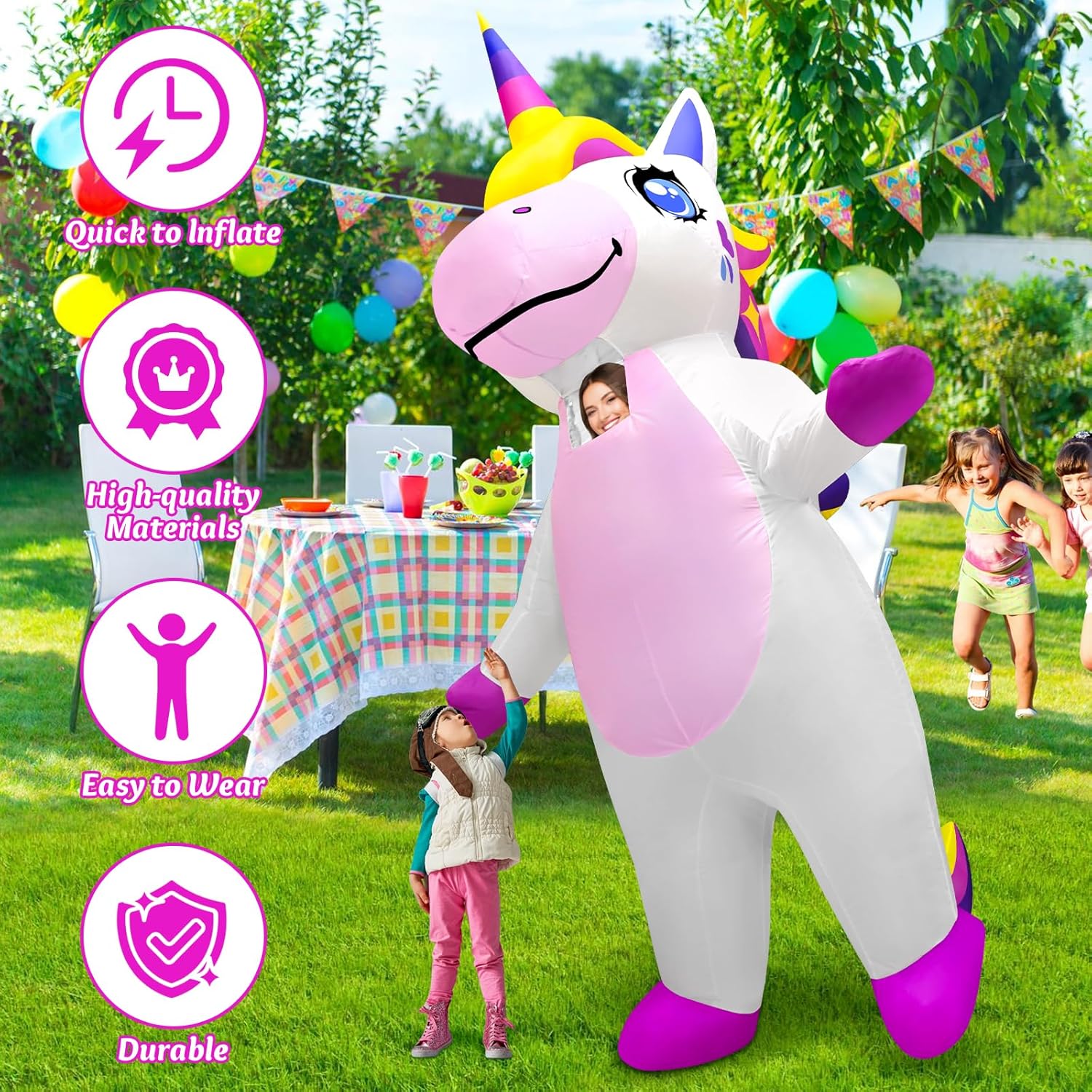 Danxilu Inflatable Costume Adult Full Body for Men Women Mardi Gras Blow Up Suit for Parades Carnival Party Cosplay Halloween - Image 5