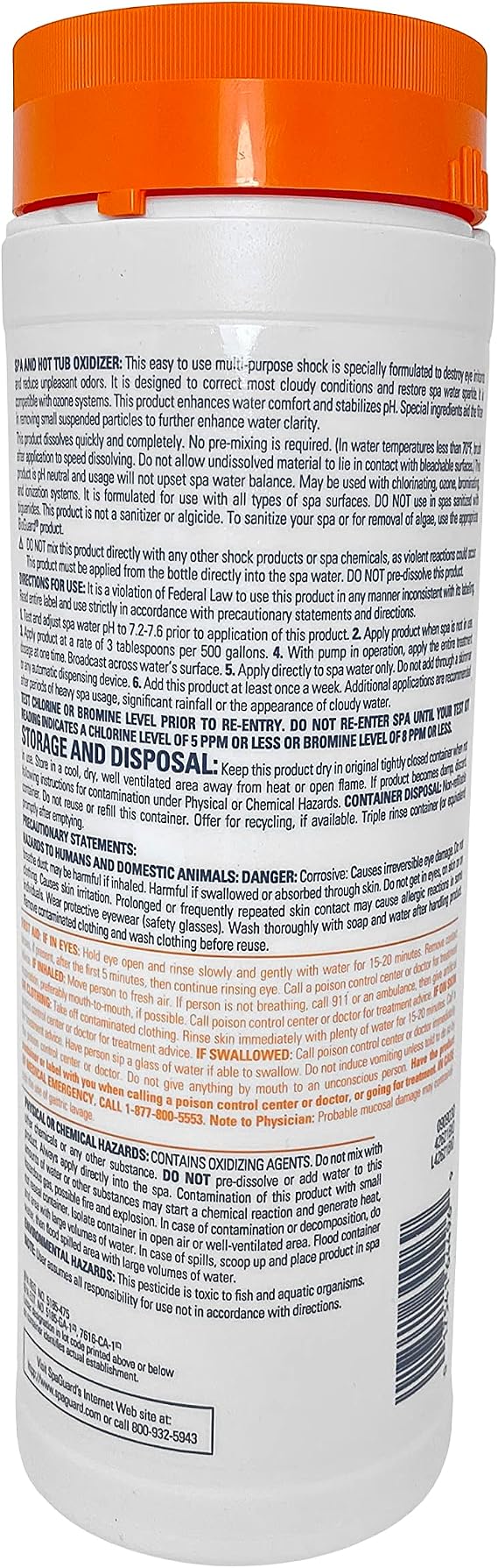 SpaGuard Enhanced Shock, 2 lb, Single Pack