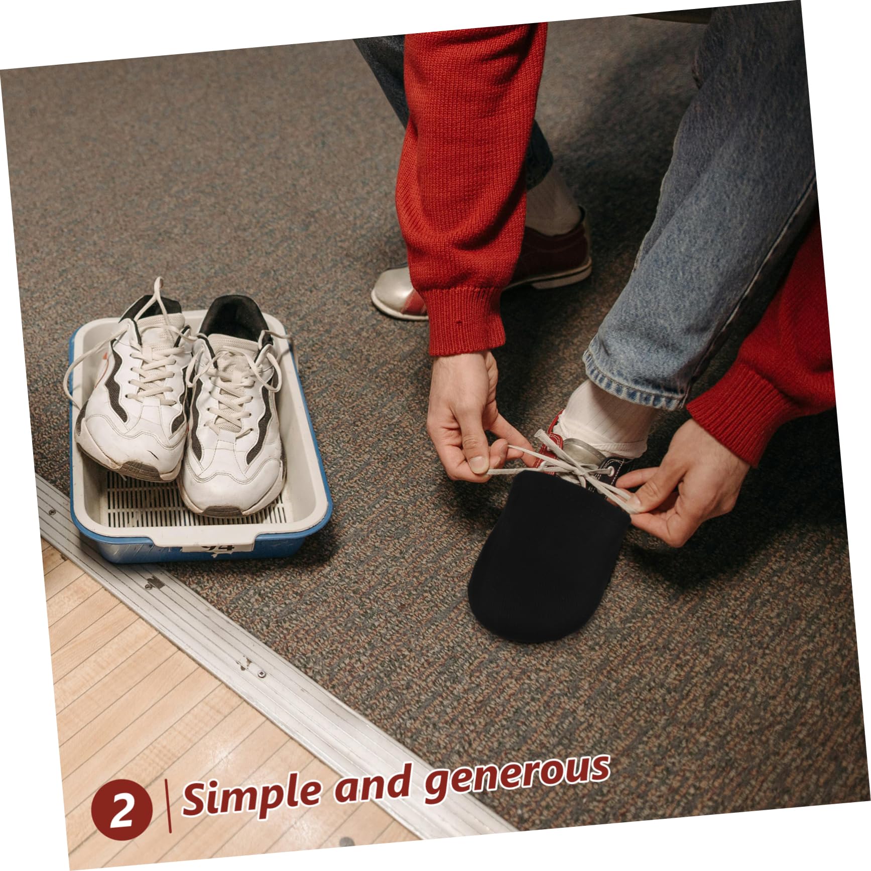 SUPVOX Bowling Sports Supplies 1 Pair Bowling Sliding Shoe Covers Boys and Girls Easy Cleaning