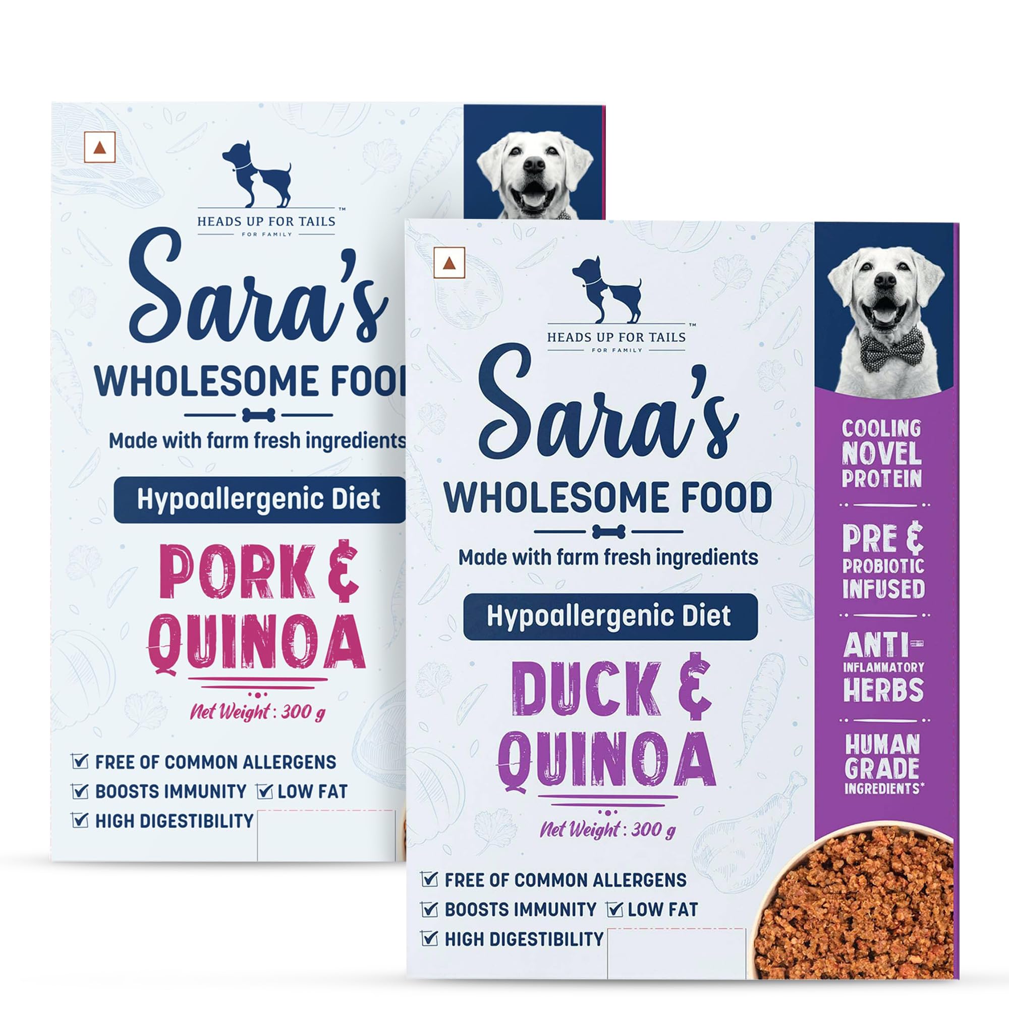 See full amazon price history chart for HUFT Saras Wholesome Hypoallergenic Range Dog Food Combo | Pork & Quinoa | Duck & Quinoa | 300gm Each HUFT Saras Wholesome Hypoallergenic Range Dog Food Combo | Pork & Quinoa | Duck & Quinoa | 300gm Each (B0CYQ3TF12) Amazon Price History, Amazon Price Tracker