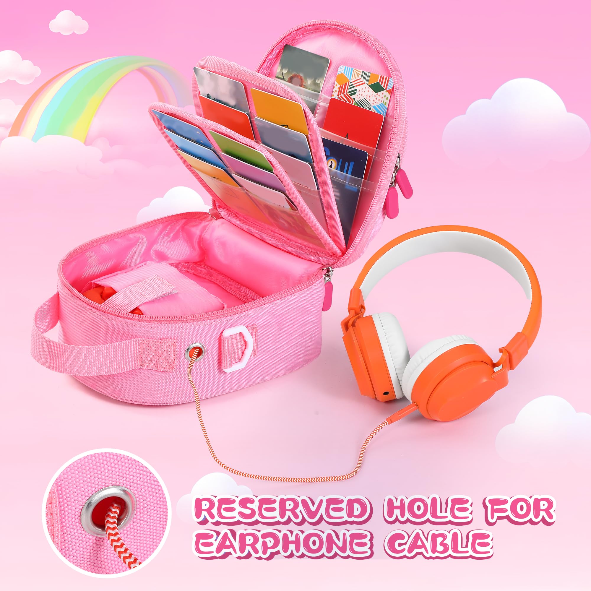 Étui De Voyage EVA Pour Yoto Mini – Sac Protection Lecteur Audio Enfant Avec Bandoulière, Gris Ou Orange