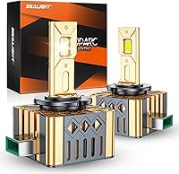 Vista 9 de SEALIGHT - Bombillas LED antiniebla H10/9145/9140, 6000 K, xenón blanco, 27 chips SMD, iluminación de 360 grados, sin polaridad, paquete de 2