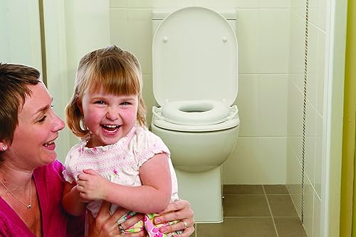 Miniatura 3 de Dreambaby L674 - Asiento para inodoro con asas de agarre color blanco