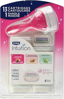 Schick Intuition Variety Pack 13 Refills w/ Razor Handle