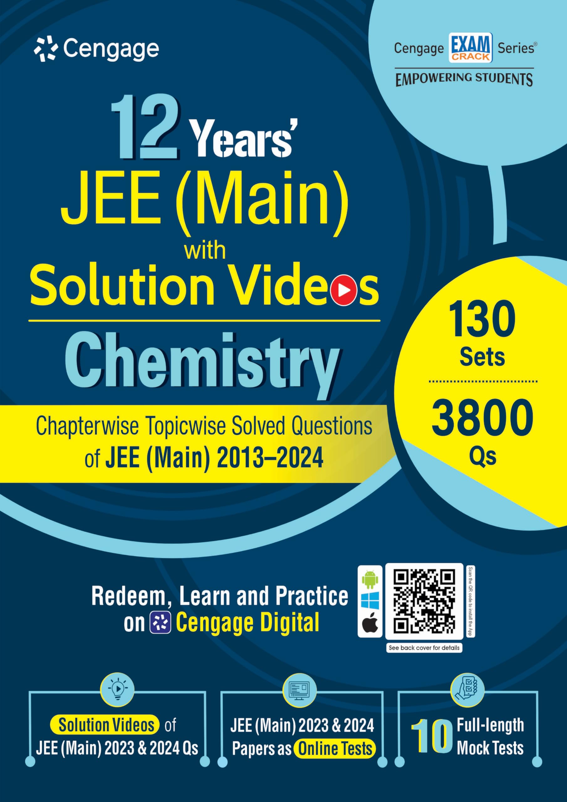 OLD Cengage 12 YEARS' JEE (MAIN) WITH SOLUTION VIDEOS: CHEMISTRY