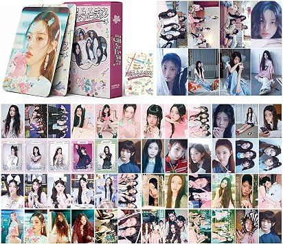 MXP 55pcs ILLIT Postcards Girl Group Photocards   Toki Yo Tomare Cards LOMO Cards For Fans