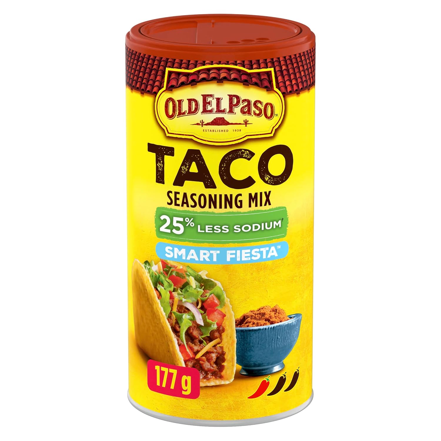 Old El Paso 25 Less Sodium Taco Seasoning Mix, Value Size