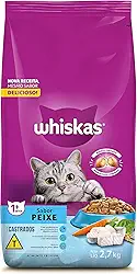 WHISKAS Ração Peixe Gatos Adultos Castrados 2,7 kg