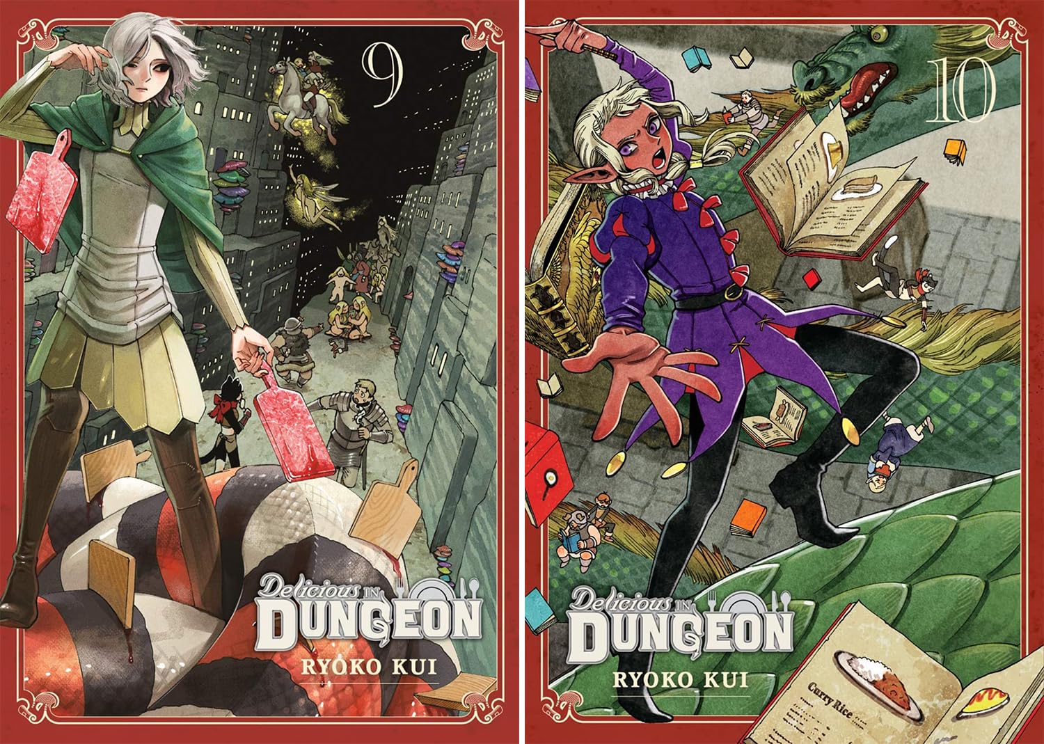 Amazon.com: Delicious in Dungeon Manga Set Vol. 1-14 by Ryoko Kui