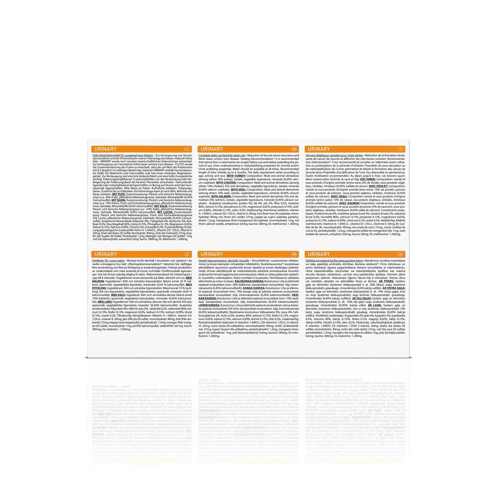 KATTOVIT - Urinary Multipack cibo umido per gatti | cibo umido per gatti come alimento completo in sacchetto fresco, cibo dietetico per gatti adulti con malattie del tratto urinario | 12 x 85 g